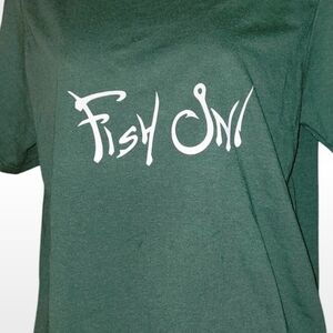 Russell Athletic Green Fish On! Tee